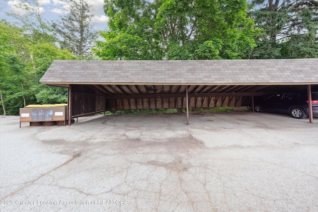2926 Mount Hope Rd Unit 105, Okemos, MI 48864 - view of covered parking lot
