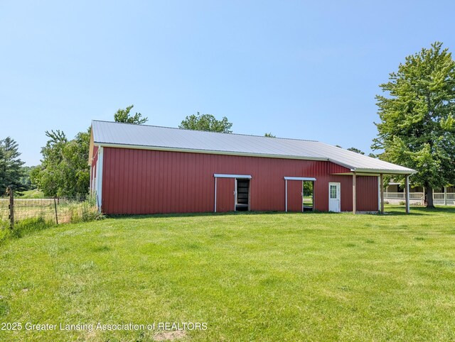 4963 E Portland Rd, Portland, MI 48875 - view of pole building