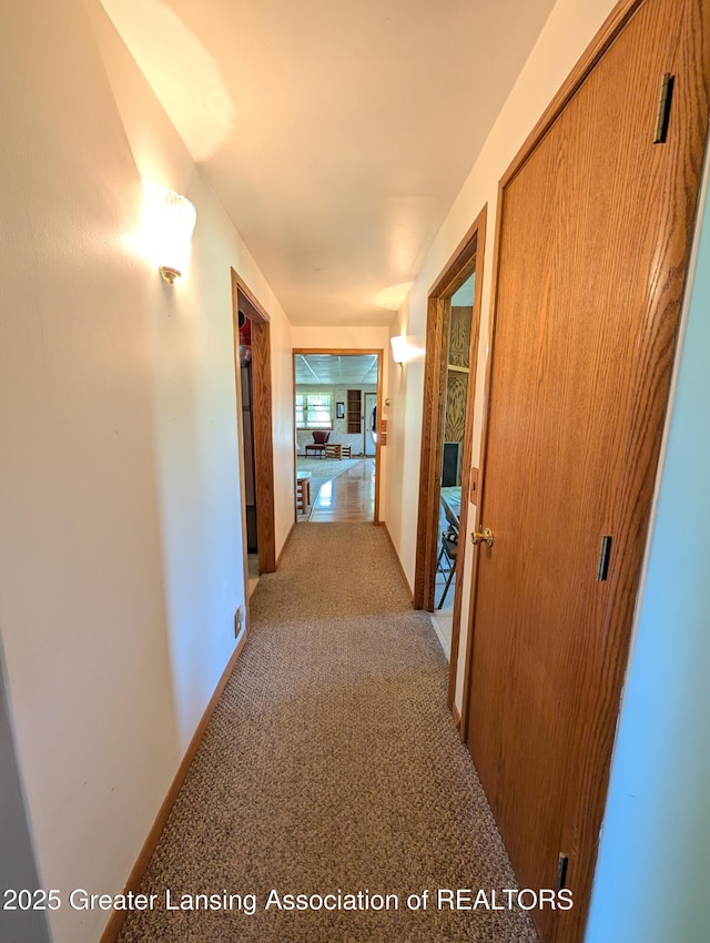 4963 E Portland Rd, Portland, MI 48875 - hall featuring light carpet