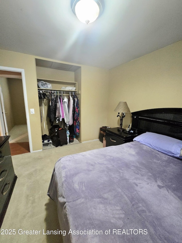 3701 Sumpter St, Lansing, MI 48911 - bedroom featuring a closet and carpet