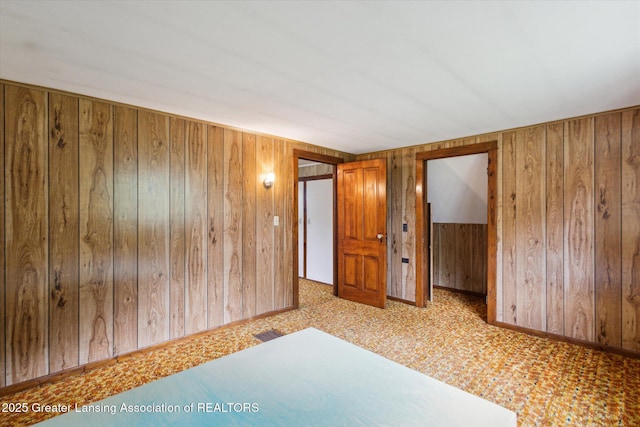 16544 S Chapin Rd, Elsie, MI 48831 - spare room with wooden walls