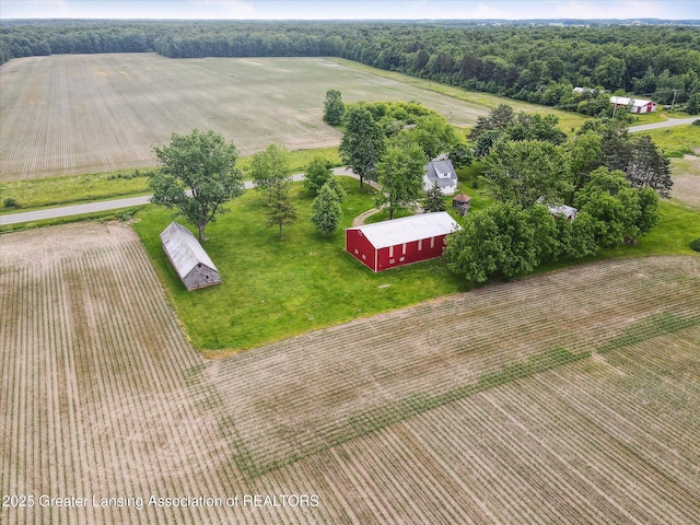 16544 S Chapin Rd, Elsie, MI 48831 - overview of rural landscape featuring rows of crops