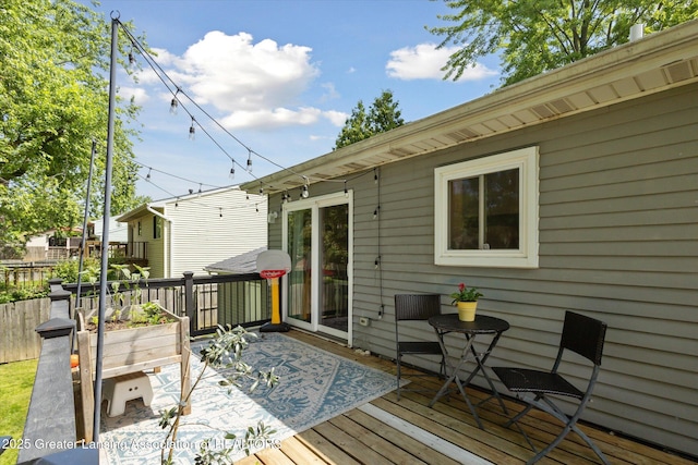 1539 Jacqueline Dr, Holt, MI 48842 - view of wooden terrace