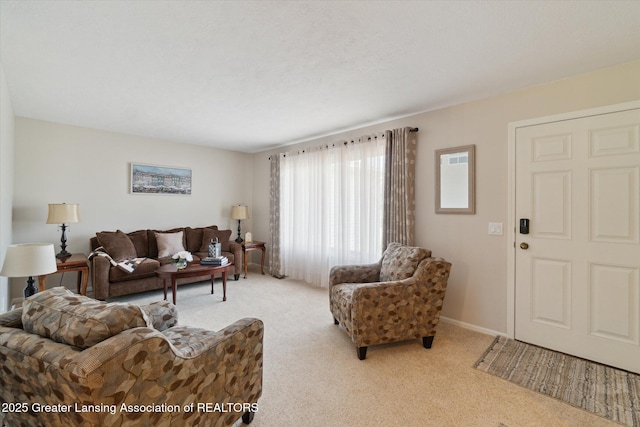 6252 N River Hwy, Grand Ledge, MI 48837 - living area with light colored carpet