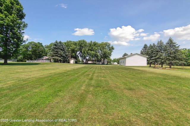 6252 N River Hwy, Grand Ledge, MI 48837 - view of grassy yard