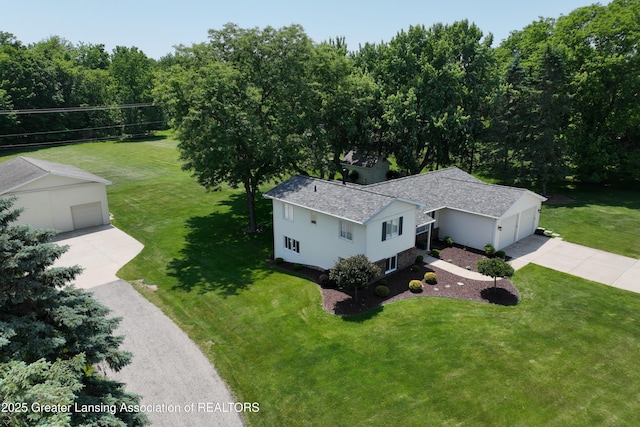 6252 N River Hwy, Grand Ledge, MI 48837 - view from above of property