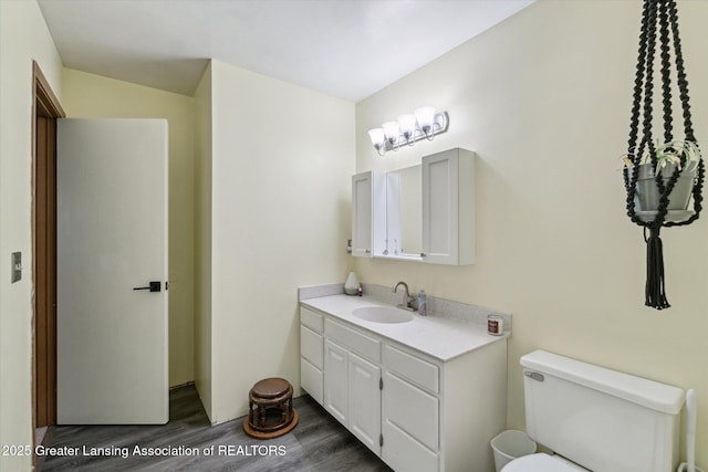 5041 E Willoughby Rd Unit 7, Holt, MI 48842 - half bath with wood finished floors and vanity