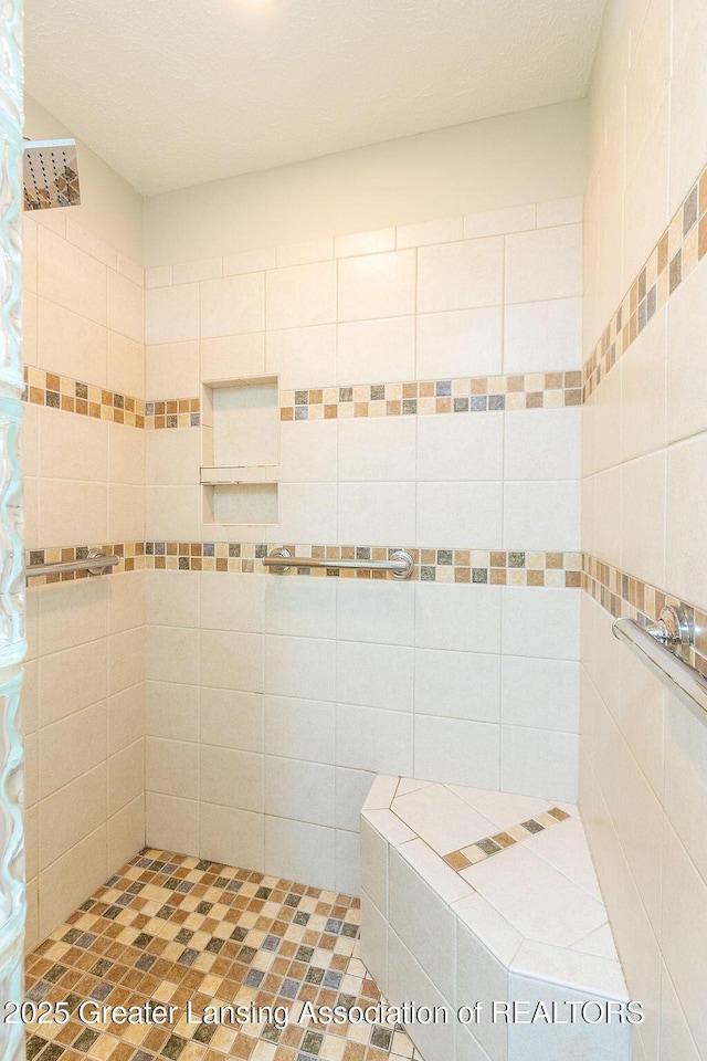 4001 Sierra Hts, Holt, MI 48842 - bathroom with a tile shower