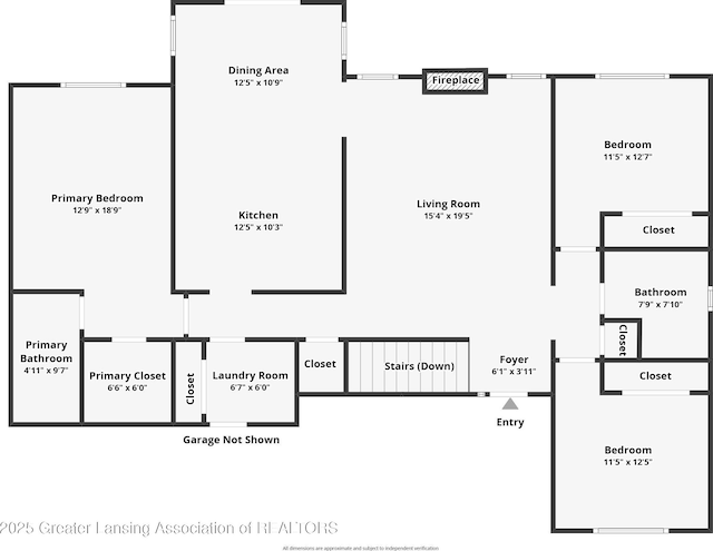 3913 Danbridge Dr, Lansing, MI 48906 - view of room layout