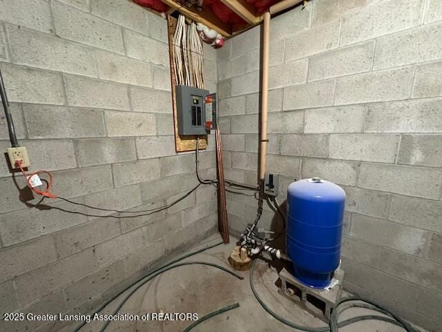 10886 SE Gillow Rd, Fife Lake, MI 49633 - utility room with electric panel