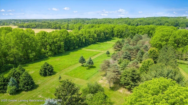 1754 S College Rd, Mason, MI 48854 - view of rural area featuring a heavily wooded area