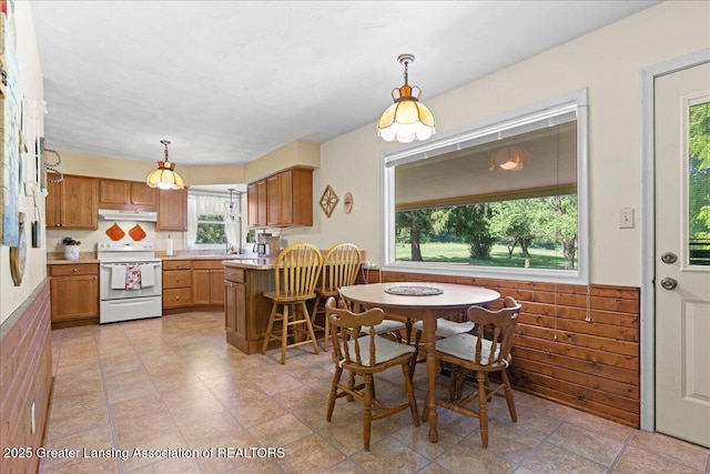 1754 S College Rd, Mason, MI 48854 - dining room with plenty of natural light and wainscoting