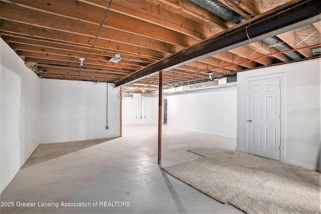 5800 Bent Tree Dr, East Lansing, MI 48823 - view of unfinished basement