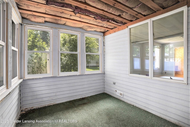 5800 Bent Tree Dr, East Lansing, MI 48823 - view of unfurnished sunroom