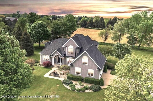 169 Mapleview Dr, Charlotte, MI 48813 - view from above of property featuring a tree filled landscape
