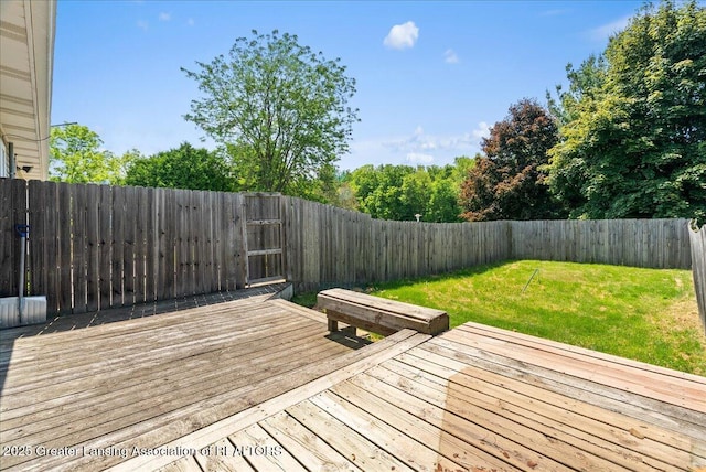 1313 W Alward Rd, Dewitt, MI 48820 - wooden deck featuring a fenced backyard