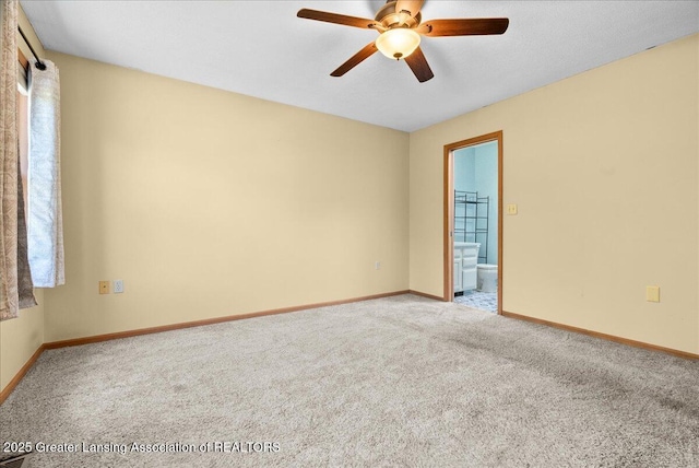 1313 W Alward Rd, Dewitt, MI 48820 - unfurnished room with light colored carpet and ceiling fan