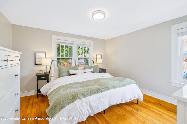 308 Memphis St, Lansing, MI 48915 - bedroom featuring multiple windows and wood finished floors