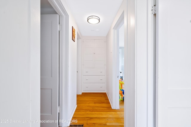 308 Memphis St, Lansing, MI 48915 - hallway with light wood-style floors and baseboards