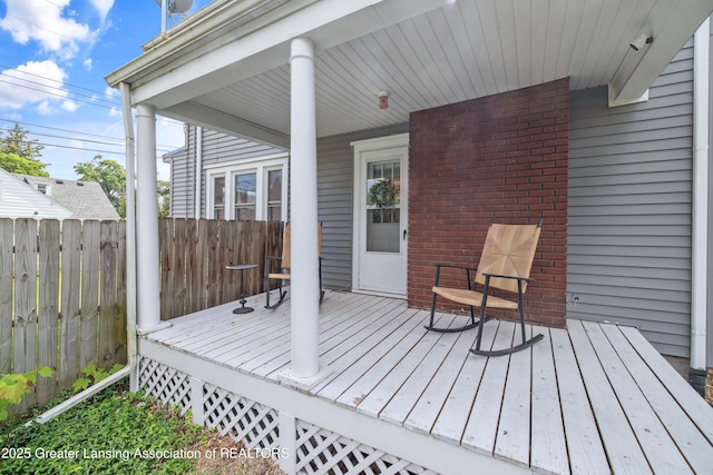 308 Memphis St, Lansing, MI 48915 - view of deck