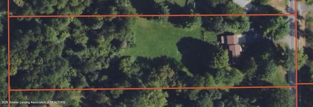 12830 Upton Rd, Bath, MI 48808 - map / location featuring property parcel outlined