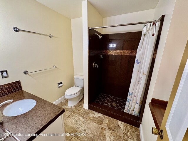 12830 Upton Rd, Bath, MI 48808 - bathroom with vanity and a stall shower