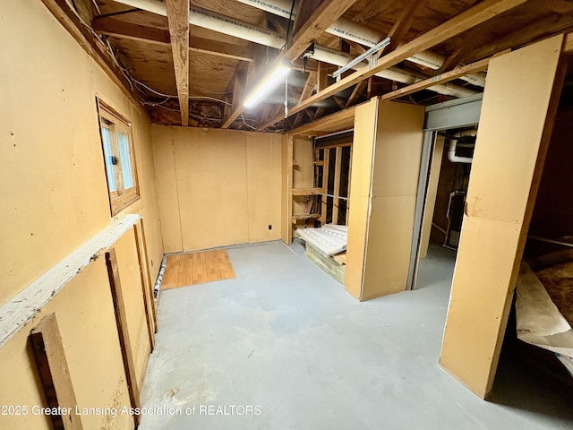 12830 Upton Rd, Bath, MI 48808 - view of unfinished basement