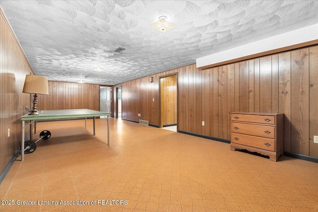 10648 Bobsyl Ln, Grand Ledge, MI 48837 - rec room with wooden walls
