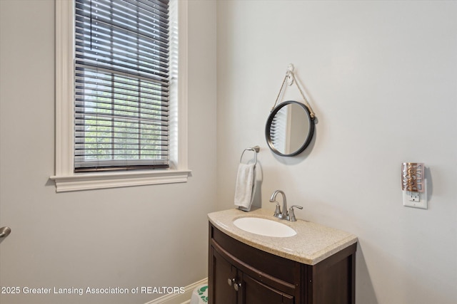 5056 W Bunker Rd, Mason, MI 48854 - bathroom featuring vanity