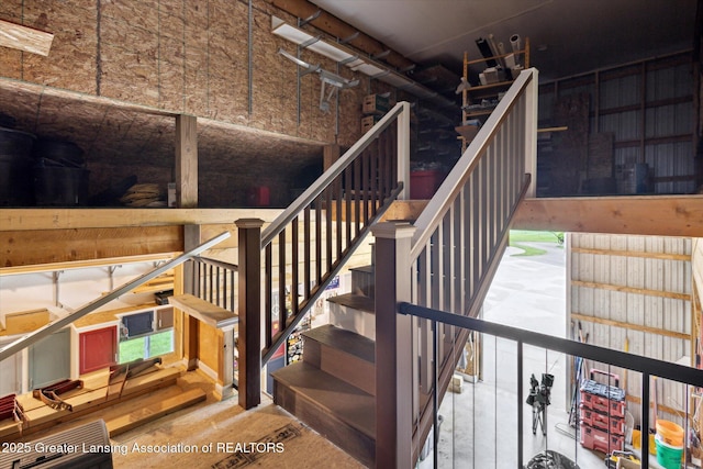 5056 W Bunker Rd, Mason, MI 48854 - view of staircase