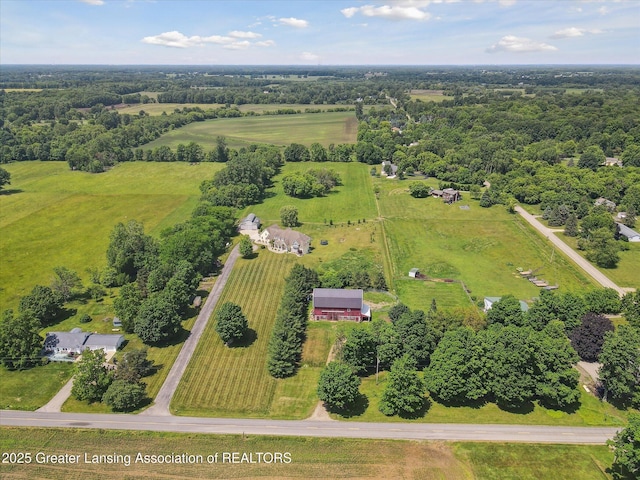 5056 W Bunker Rd, Mason, MI 48854 - overview of rural landscape