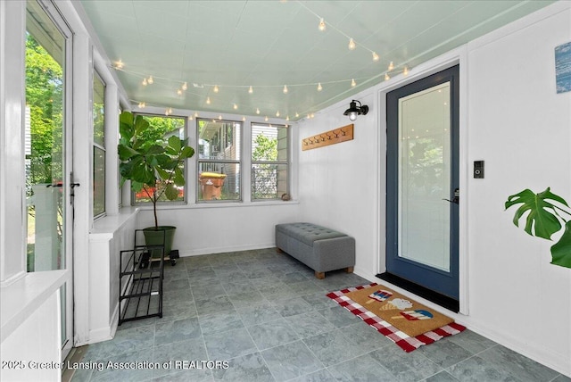 520 Wood St, Eaton Rapids, MI 48827 - sunroom with track lighting