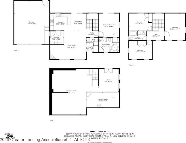 8805 E Cole Rd, Durand, MI 48429 - view of home floor plan