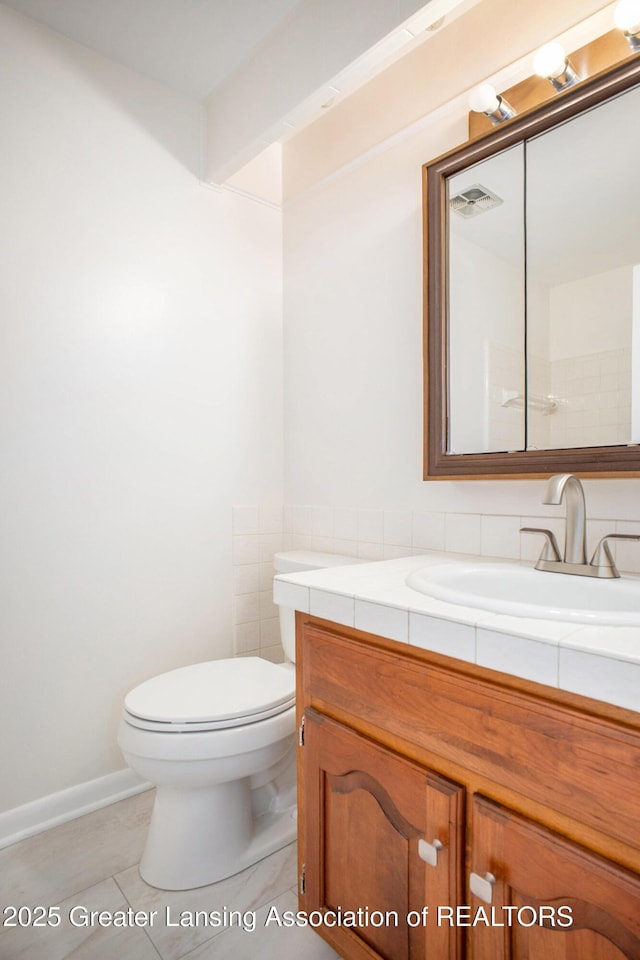 3861 New Salem Ave, Okemos, MI 48864 - bathroom with vanity and tile patterned floors