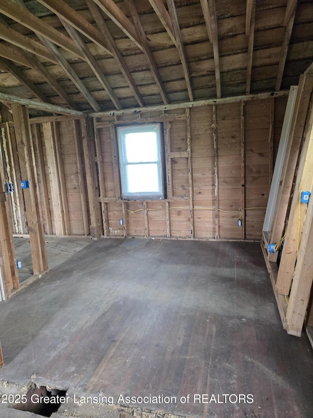 4548 Matthews Rd, Charlotte, MI 48813 - miscellaneous room featuring dark wood finished floors