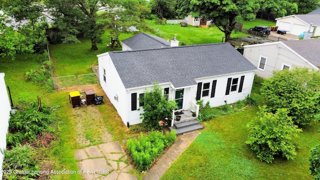 874 Brookdale St, Mason, MI 48854 - view from above of property