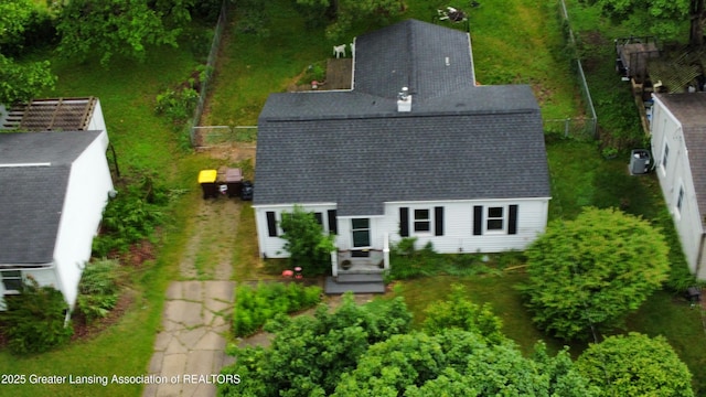 874 Brookdale St, Mason, MI 48854 - view from above of property