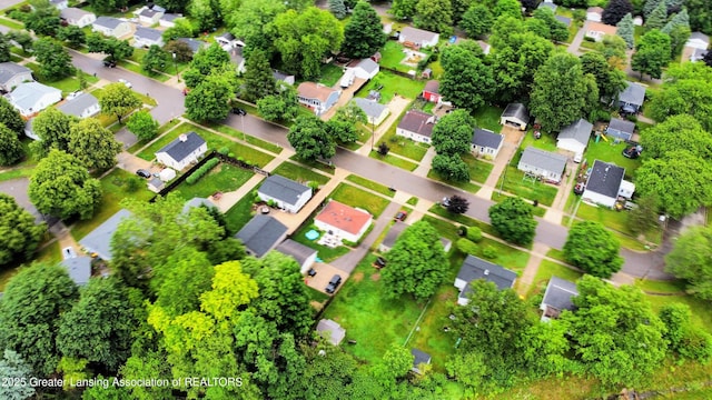874 Brookdale St, Mason, MI 48854 - aerial perspective of suburban area