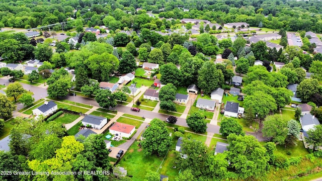 874 Brookdale St, Mason, MI 48854 - aerial view of residential area