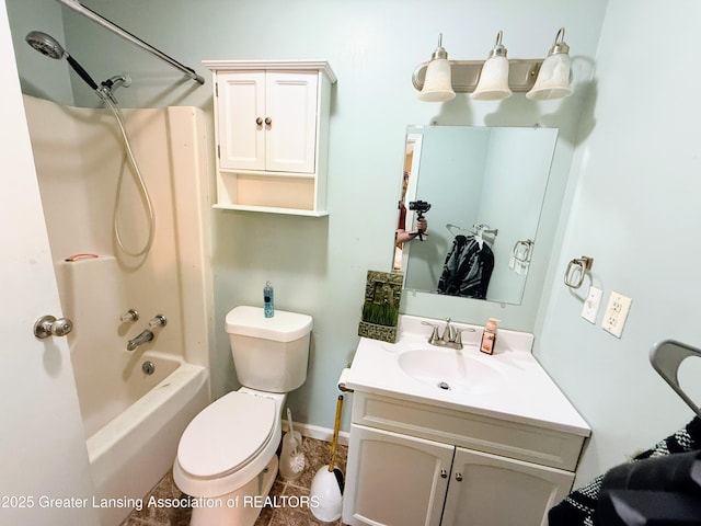 874 Brookdale St, Mason, MI 48854 - full bathroom with vanity and shower / tub combination