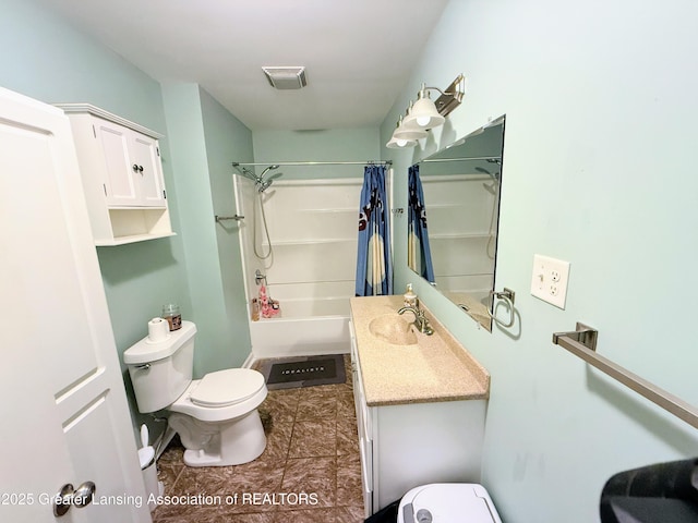 874 Brookdale St, Mason, MI 48854 - bathroom with vanity and shower / bath combo