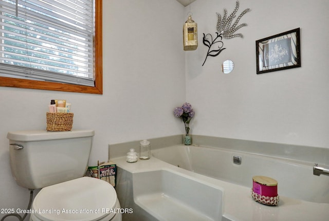 14235 Saxton Rd, Springport, MI 49284 - full bath with a bath and toilet