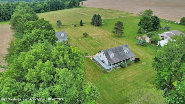 14235 Saxton Rd, Springport, MI 49284 - overview of rural landscape with a pastoral area