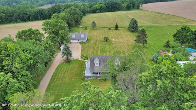 14235 Saxton Rd, Springport, MI 49284 - aerial view of property and surrounding area featuring rural landscape