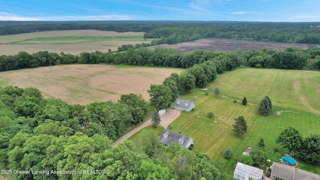 14235 Saxton Rd, Springport, MI 49284 - overview of rural landscape