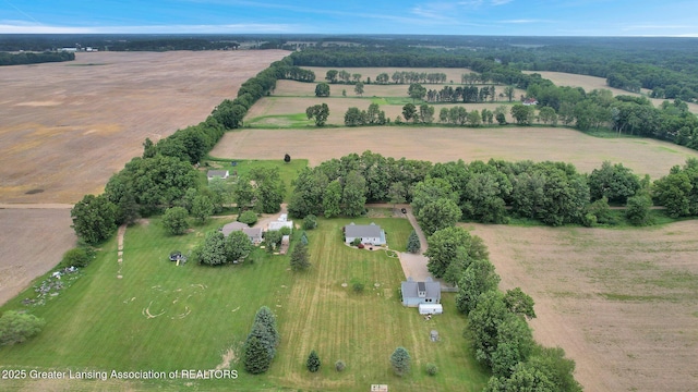 14235 Saxton Rd, Springport, MI 49284 - aerial view of property's location with rural landscape