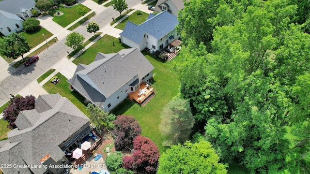 1823 Cricket Ln, East Lansing, MI 48823 - aerial view of residential area