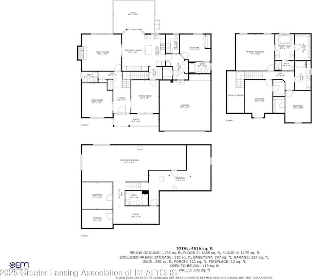 1823 Cricket Ln, East Lansing, MI 48823 - view of property floor plan