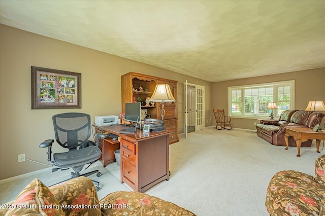 2300 Hampshire Rd, Lansing, MI 48911 - office with french doors and light colored carpet