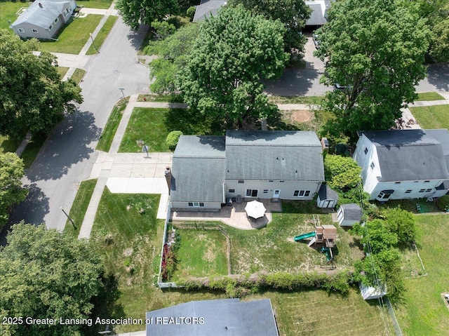 2300 Hampshire Rd, Lansing, MI 48911 - aerial view of property and surrounding area